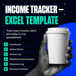 Income Tracker — Excel Template for Professionals
