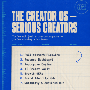 The Creator OS — Notion Template for Serious Content Creators