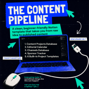 The Content Pipeline — Notion Template for Content Creators