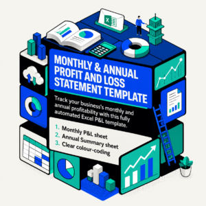 Profit & Loss Statement Template — Monthly & Annual P&L for Small Business (Excel)