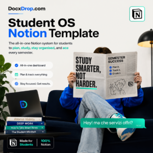 Student OS Notion Template: The Academic System That Fixes How You Actually Study