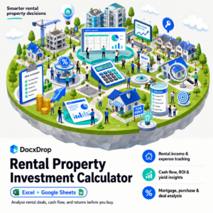Rental Property Investment Calculator — Excel & Google Sheets
